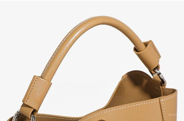 3WAY※One plus One-3WAY革新1+1※カーキ|黒|乳白|3色|牛革ハンドバッグ ※ 手持ちアウターバッグ+クロスボディインナーバッグ※