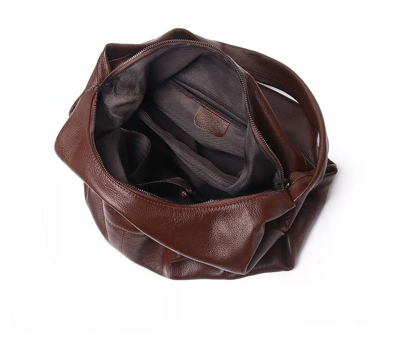 天然牛革トートバッグ |大容量|片肩バッグ|ショルダーバッグ|レザーバッグ