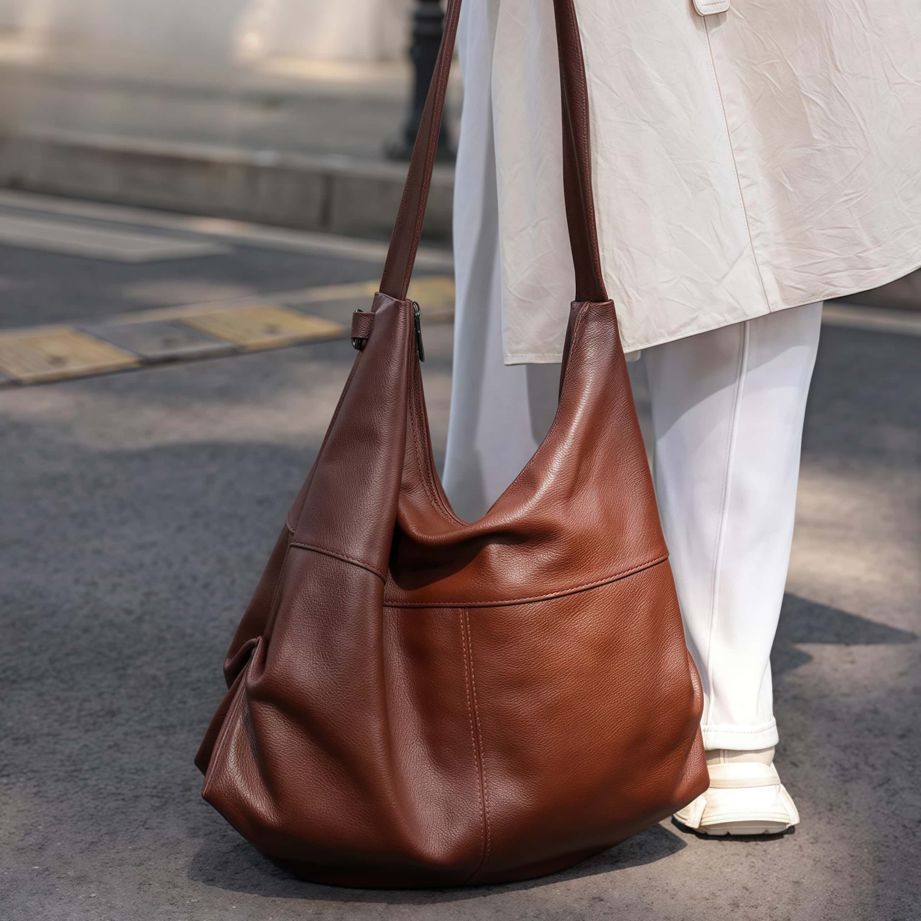 天然牛革トートバッグ |大容量|片肩バッグ|ショルダーバッグ|レザーバッグ