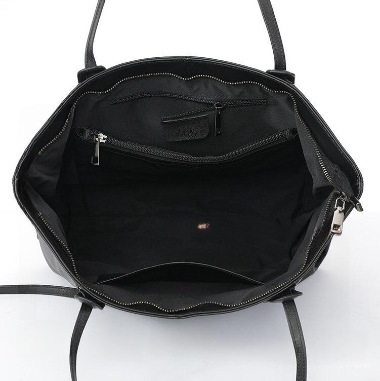 優雅な天然牛革トートバッグ|通勤・旅行に最適な大容量デザイン