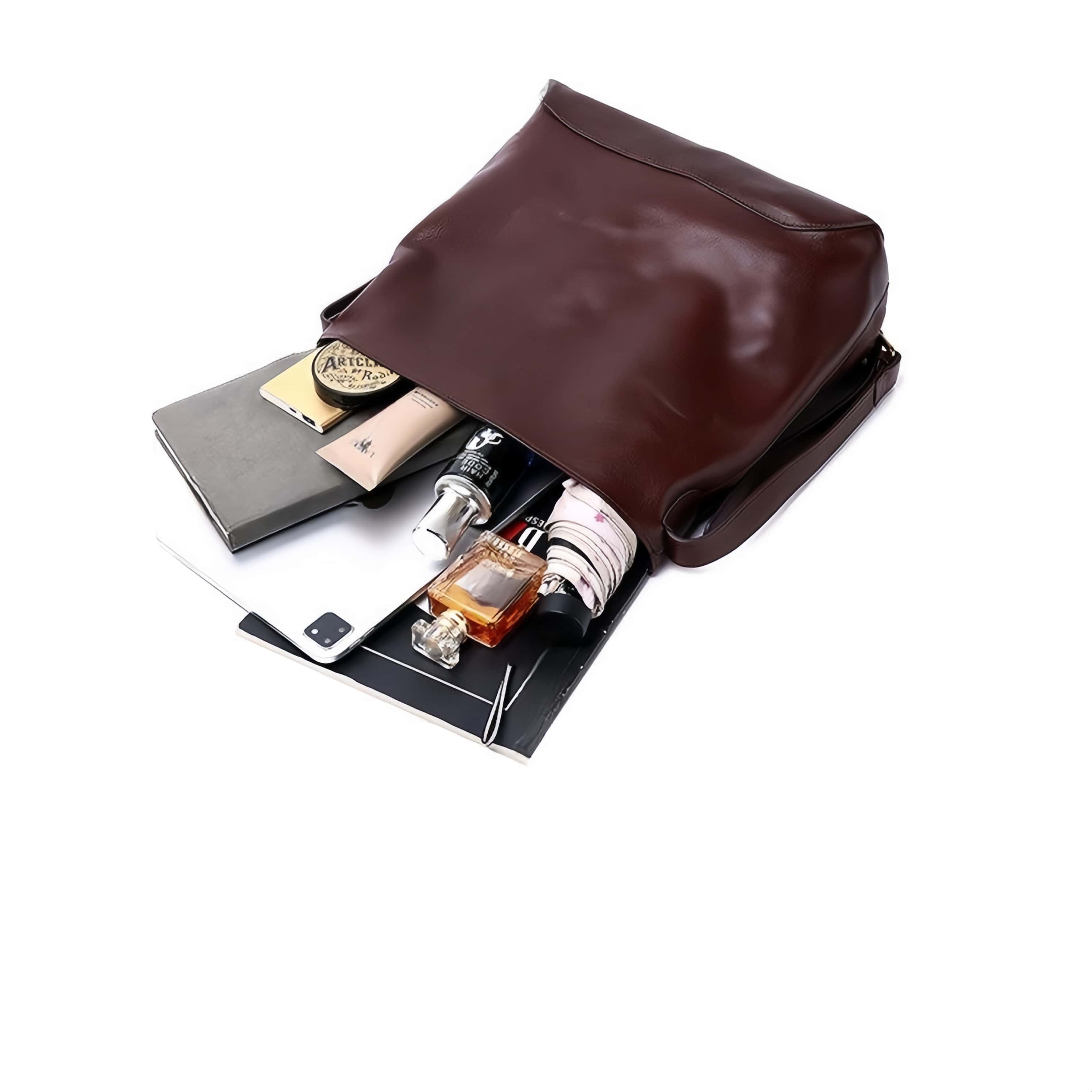 粋なデザイン ！❈茶|黒|2色|牛革ショルダーバッグ❈牛革肩掛けバッグ