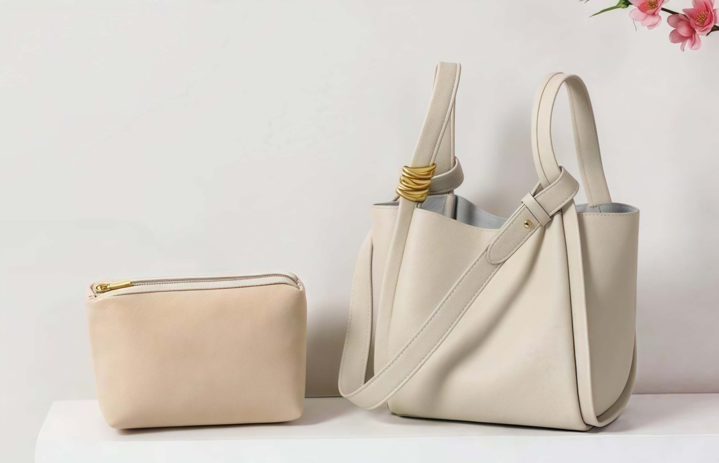 牛革ハンドバッグ|牛革ショルダーバッグ|子母バッグ