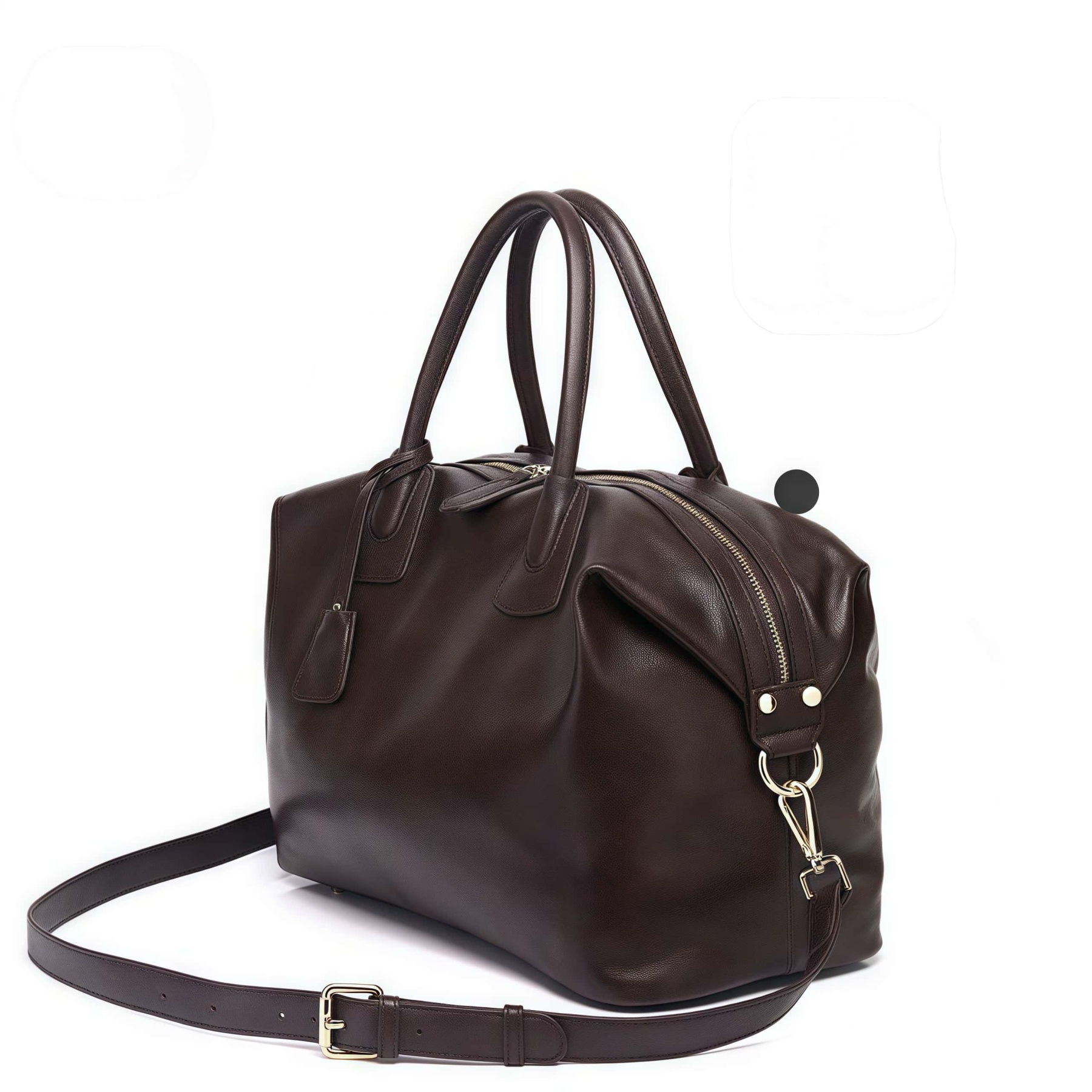 シックな！♦3WAY♦カラメル|黒|茶|3色展開！♦天然の厚みある柔らかい牛革製ハンドバッグ♦牛革肩掛けバッグ