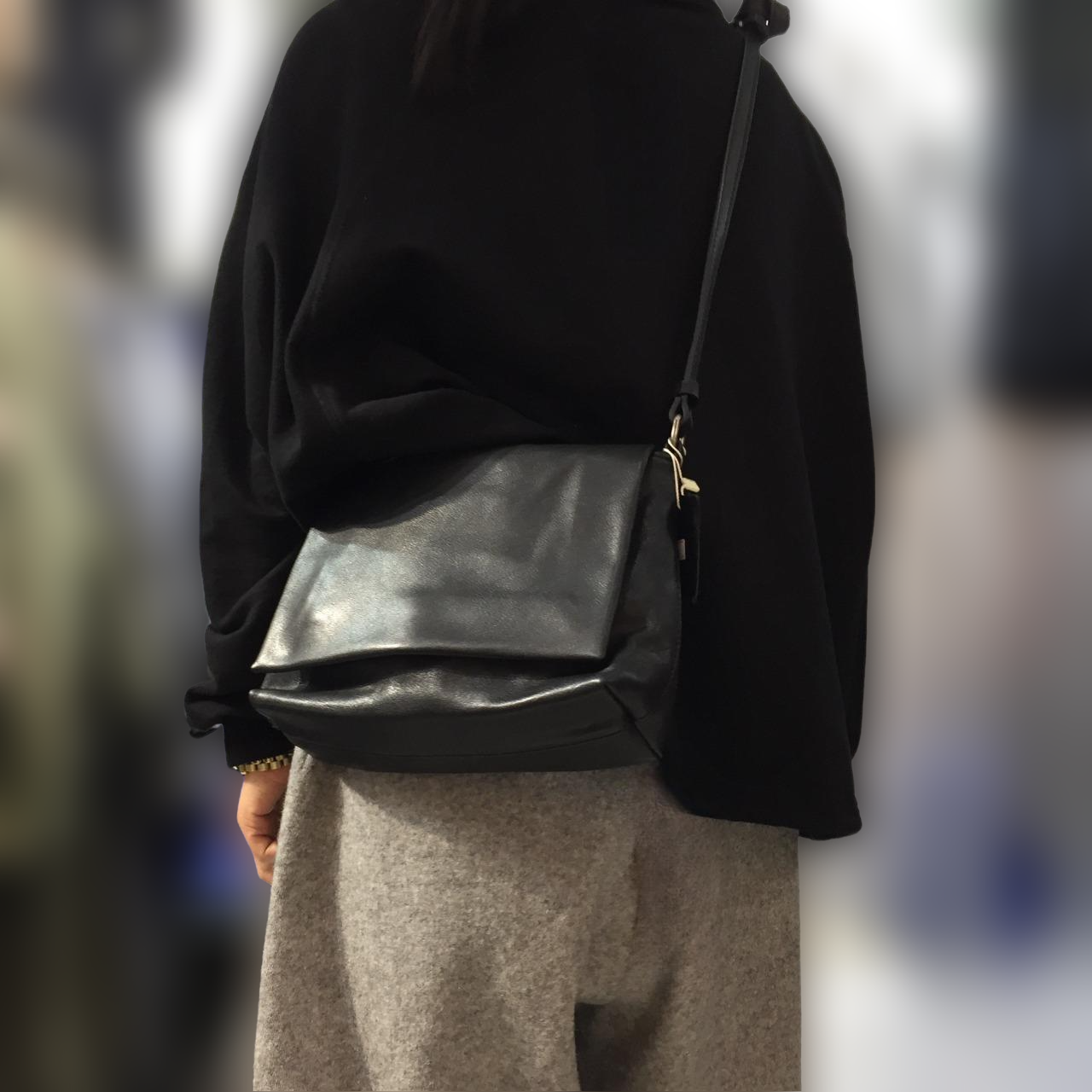 レザートートバッグ|斜め掛けバッグ|牛革ショルダーバッグ