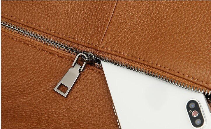 ミニマリズム スタイル ！•カラメル|黒|2色•厚手で柔らかめの天然牛革のトートバッグ