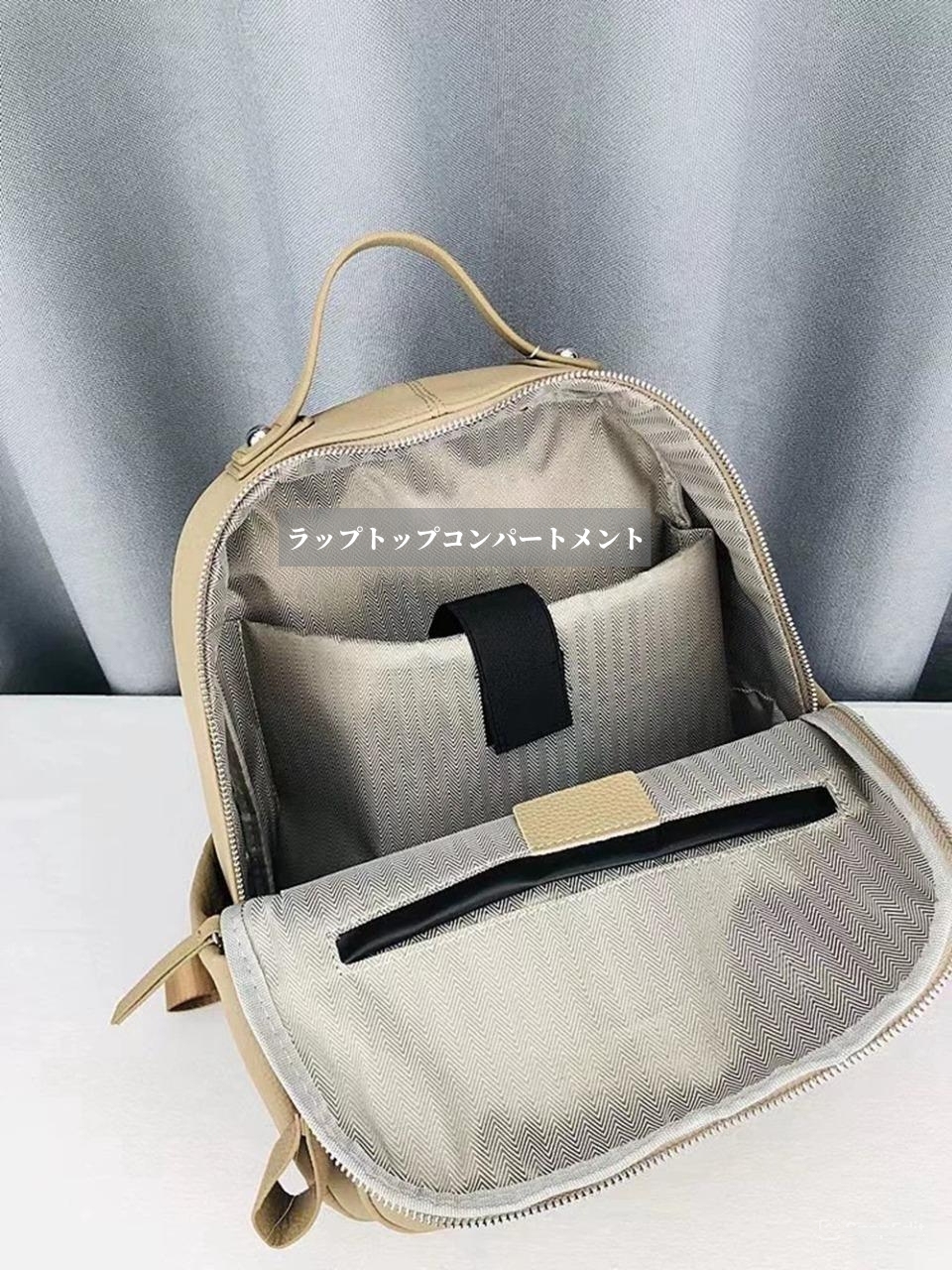 新作•トレンディ!•厚みのある柔らかい牛革リュックサック