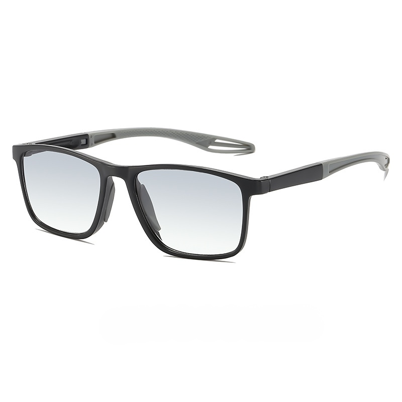 Sports-style 2-in-1 UV-protective photochromic reading glasses