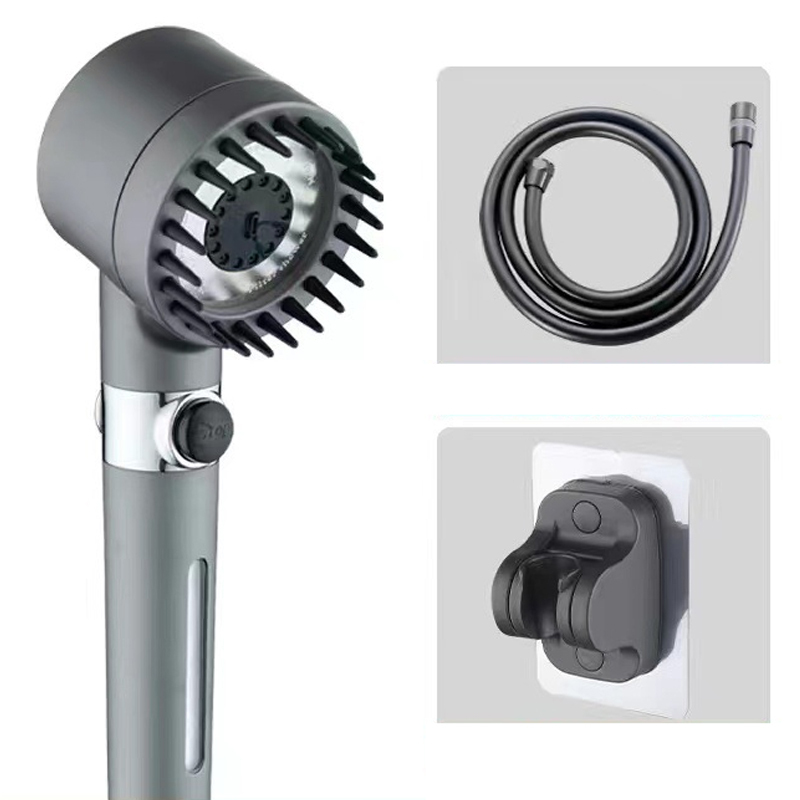 German multifunctional massage one-touch pressure-adjustable showerhead