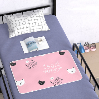 Menstrual period waterproof washable pad female leak-proof baby changing pad double-sided