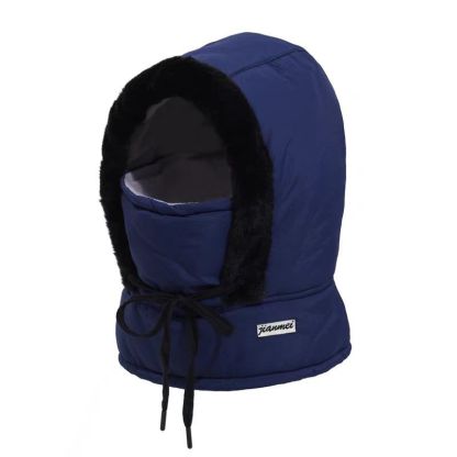 Fleece-lined thickened thermal face mask