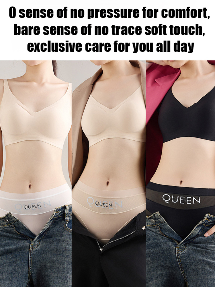 [Pear-Shaped Body Savior] Ice Silk High-Waisted Shaping Panties