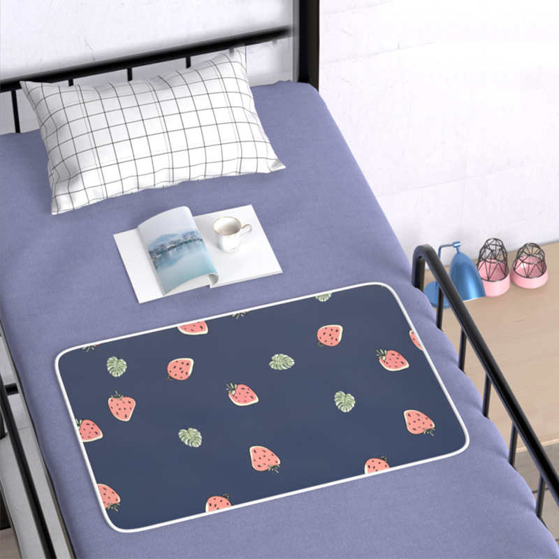 Menstrual period waterproof washable pad female leak-proof baby changing pad double-sided