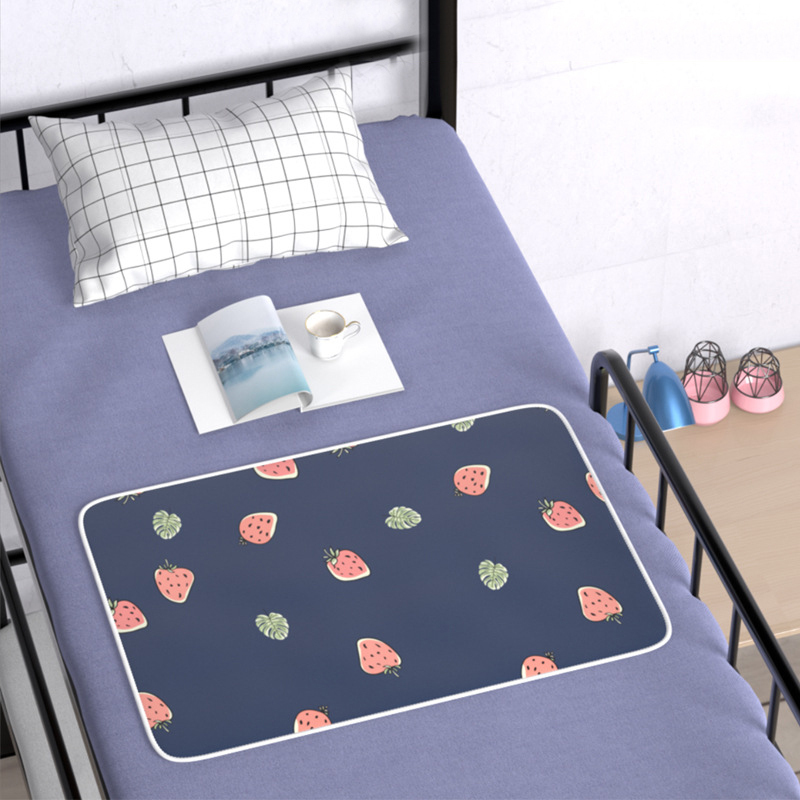 Menstrual period waterproof washable pad female leak-proof baby changing pad double-sided