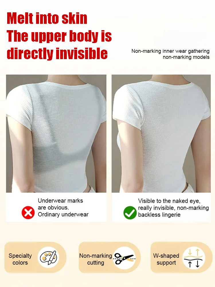 Noble-style floral satin seamless bra