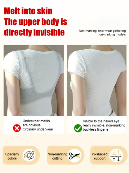 Noble-style floral satin seamless bra