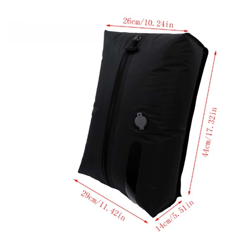 Pump-free travel clothing storage compression bag