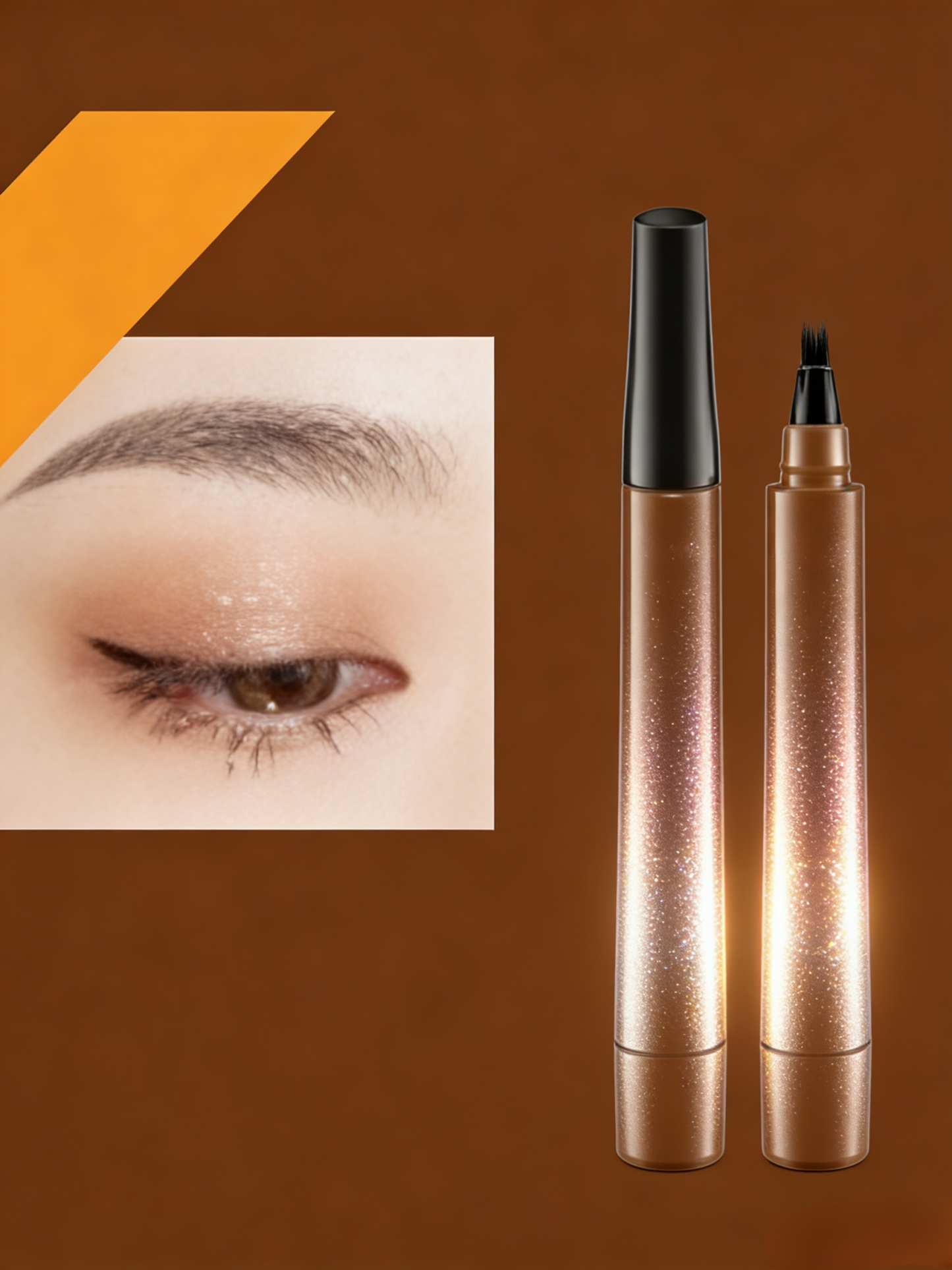 Simulation Liquid Rooted Eyebrow Pencil Wild Eyebrow Colorless Quad Eyebrow Pencil