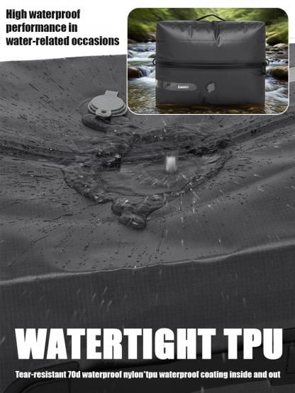 Pump-free travel clothing storage compression bag