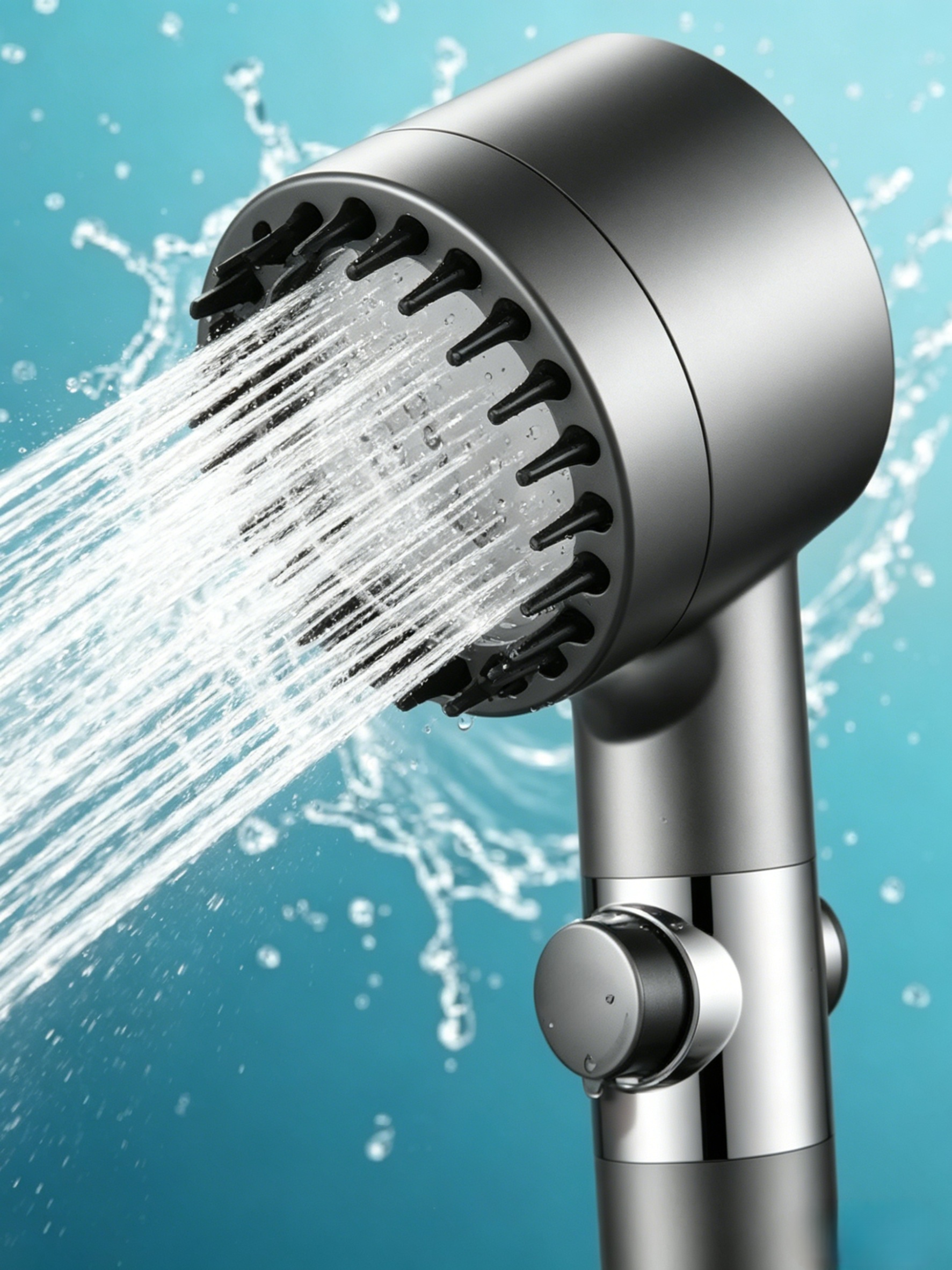 German multifunctional massage one-touch pressure-adjustable showerhead