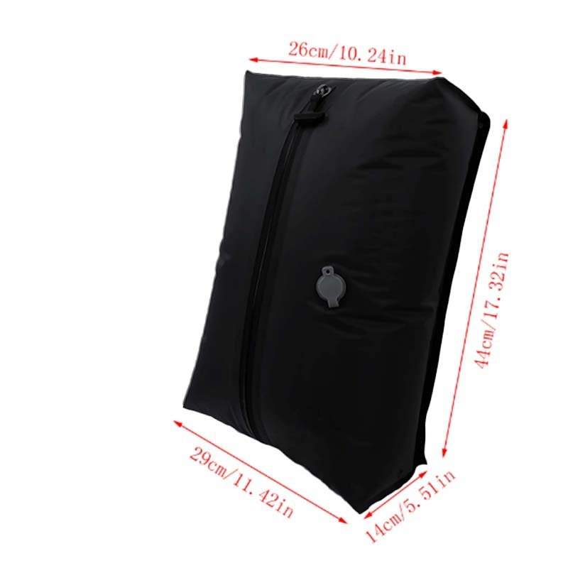 Pump-free travel clothing storage compression bag