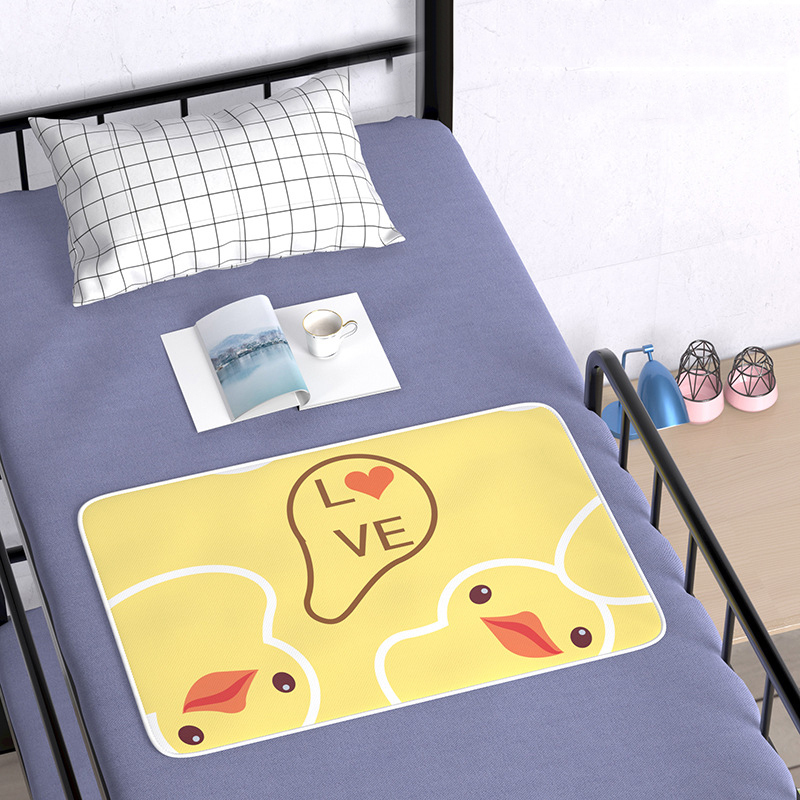 Menstrual period waterproof washable pad female leak-proof baby changing pad double-sided