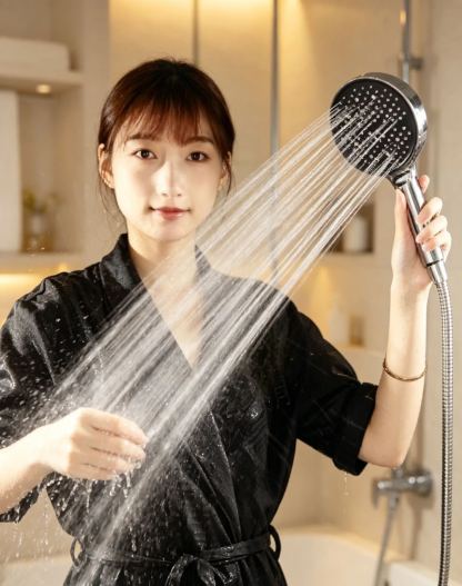 Punch-free super-pressurized shower head