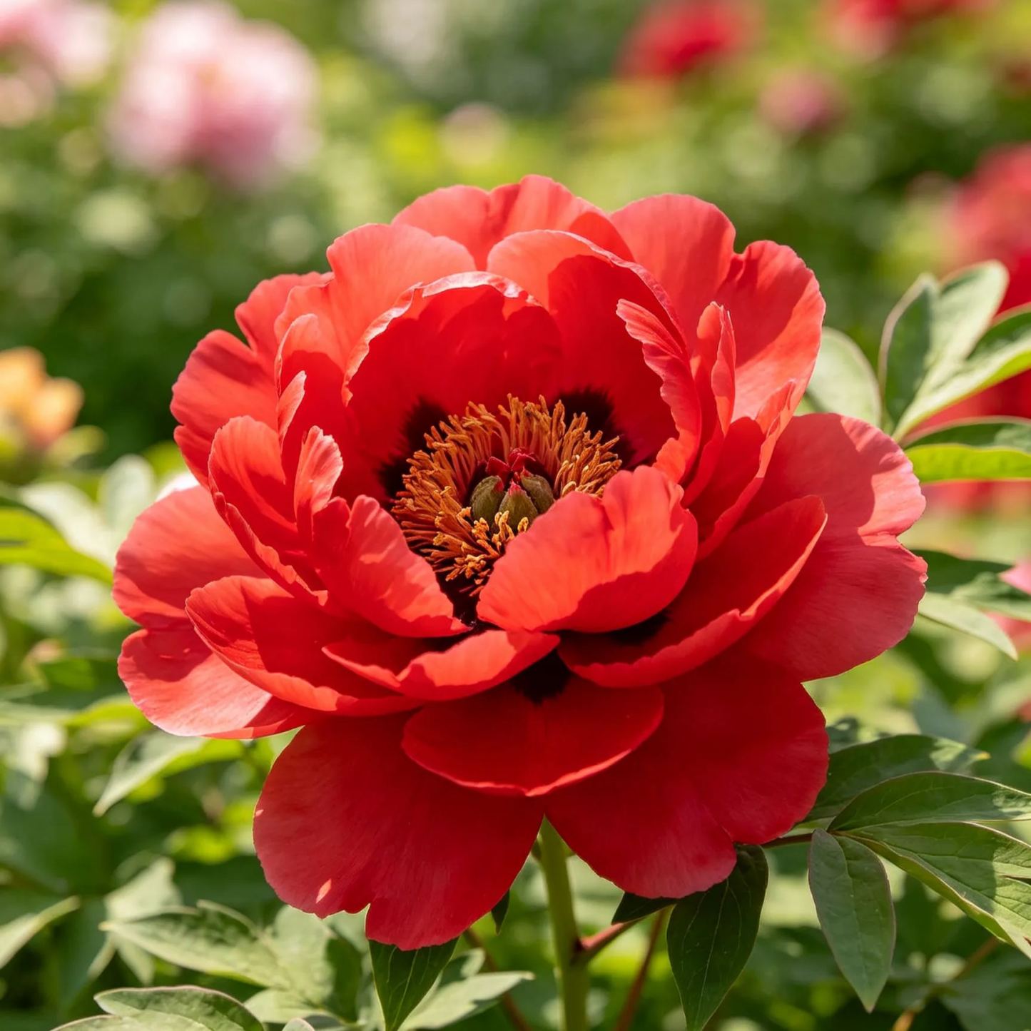 [Fast-growing, long-blooming season] Four-season double-petaled lover's peony seeds