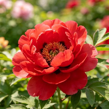 [Fast-growing, long-blooming season] Four-season double-petaled lover's peony seeds