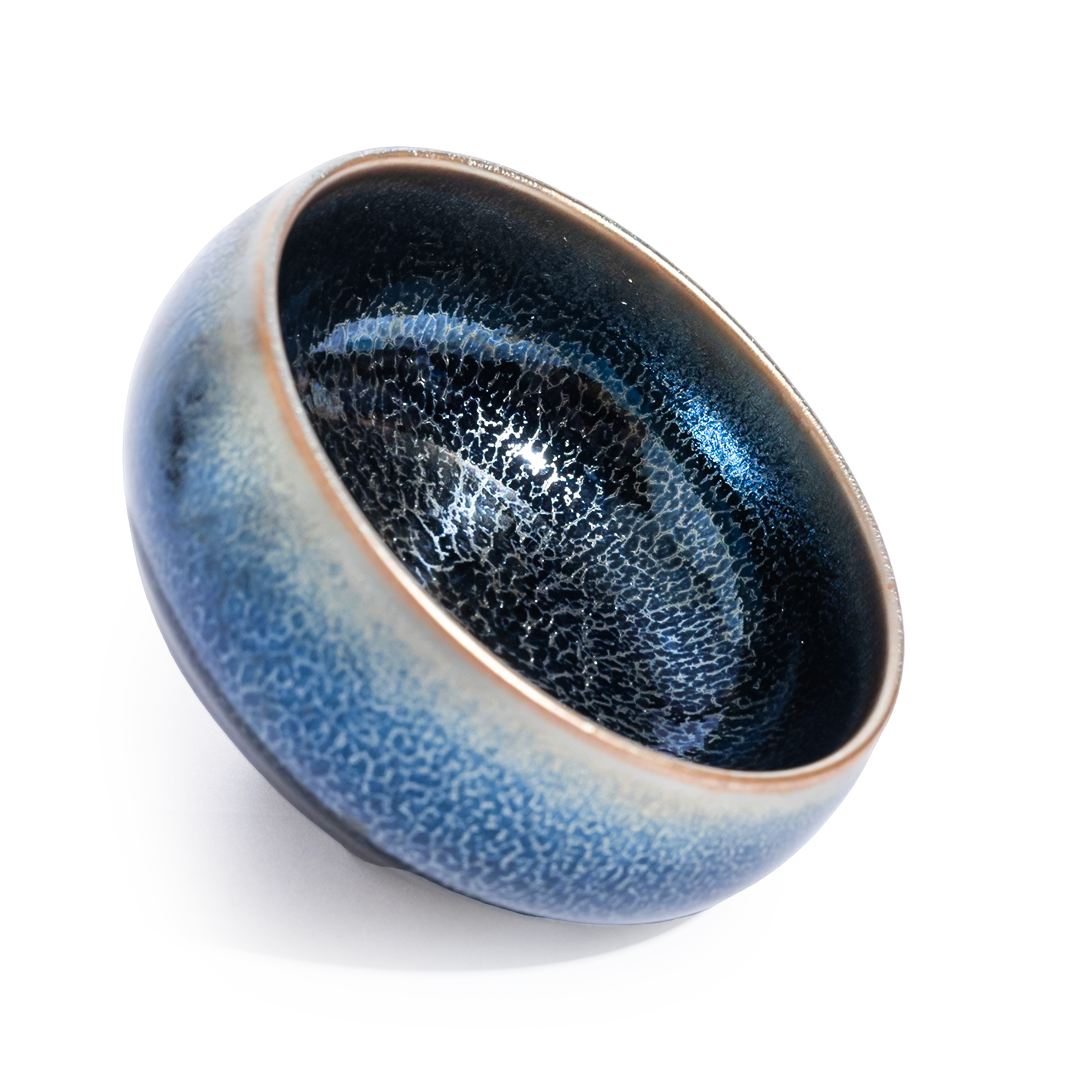 禅定建盏蓝麒麟