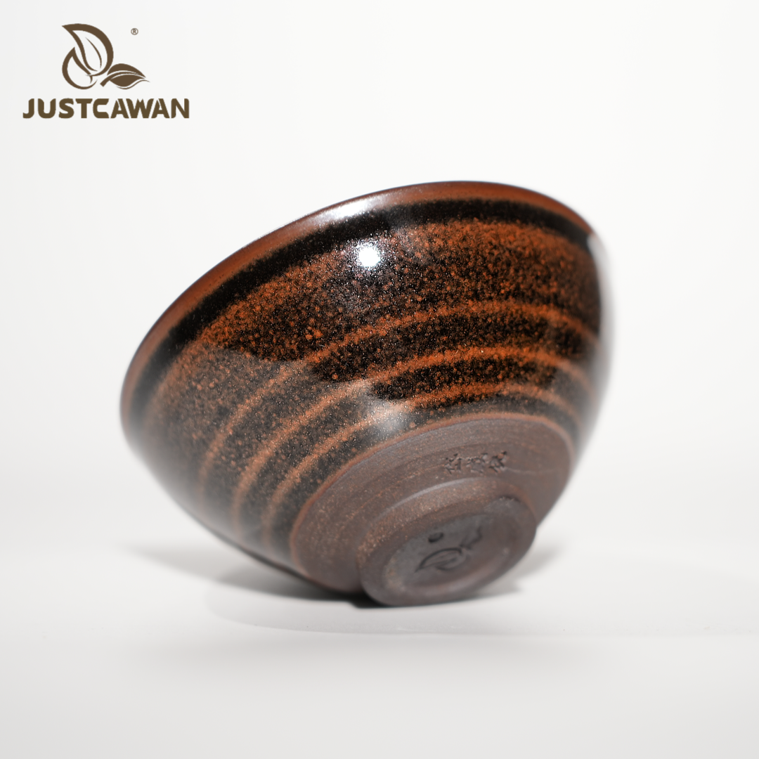 束口酱色釉建盏