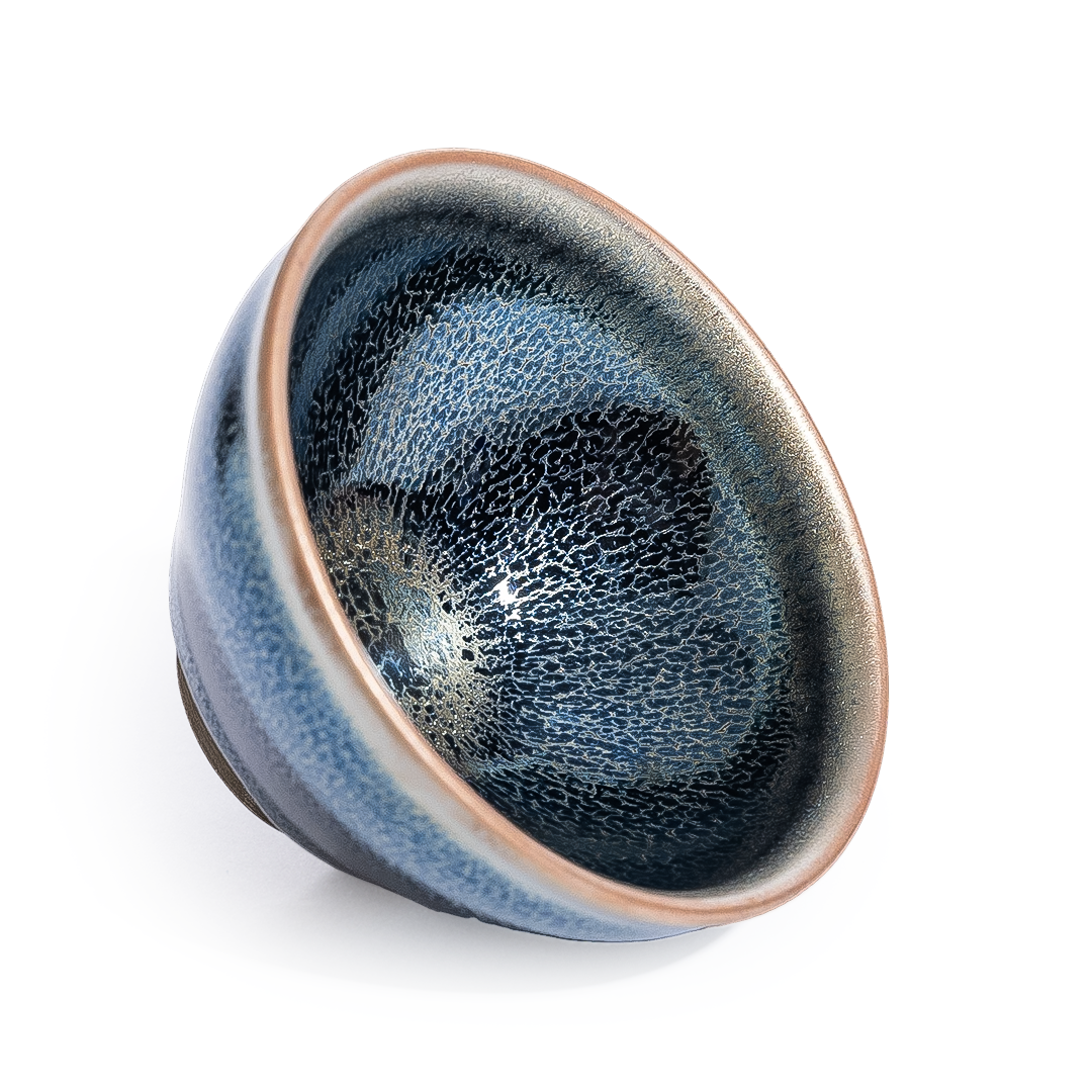 束口蓝麒麟建盏