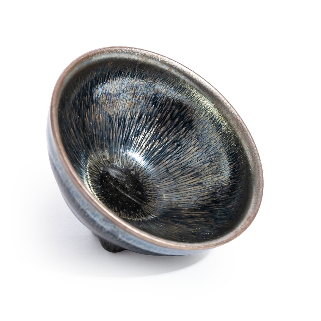 束口蓝兔毫建盏