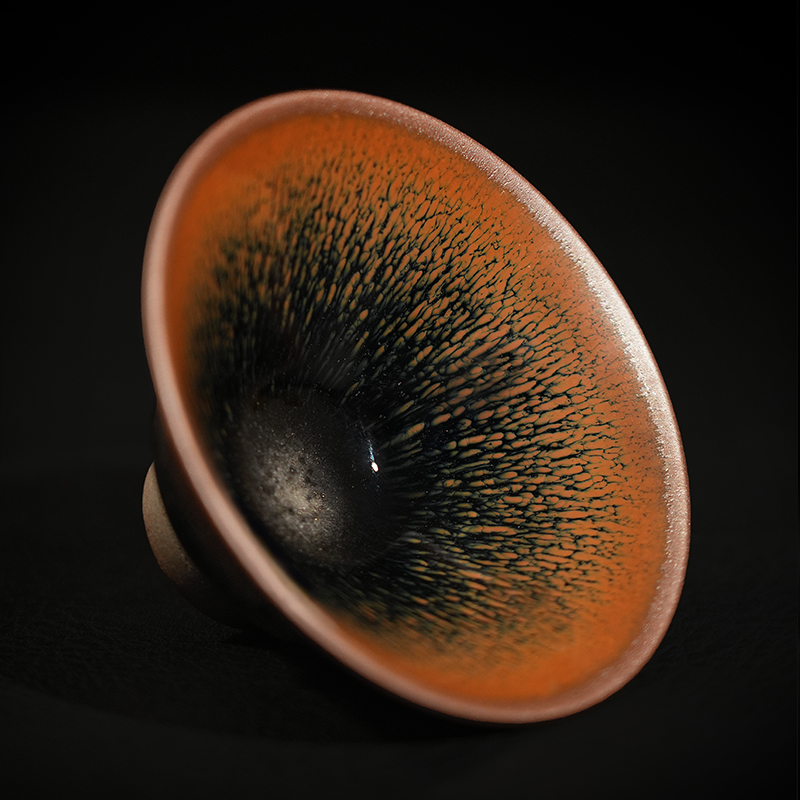 撇口金兔毫建盏