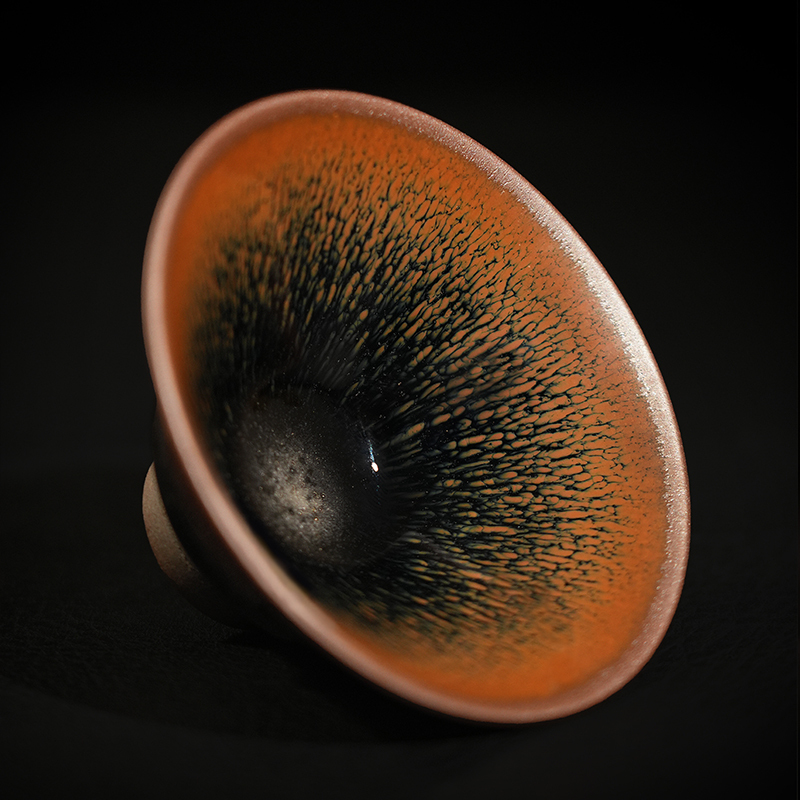 撇口金兔毫建盏