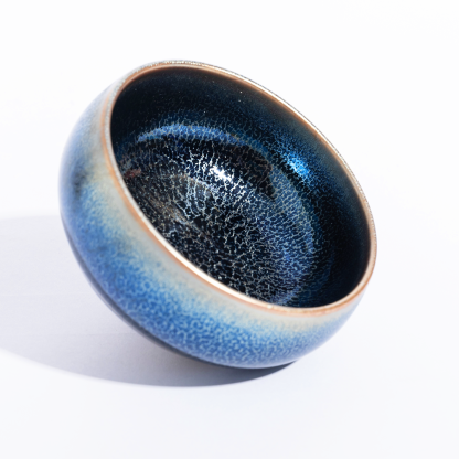 禅定建盏蓝麒麟