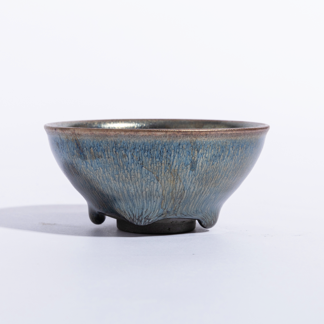 束口蓝兔毫电烧建盏– JustCawan