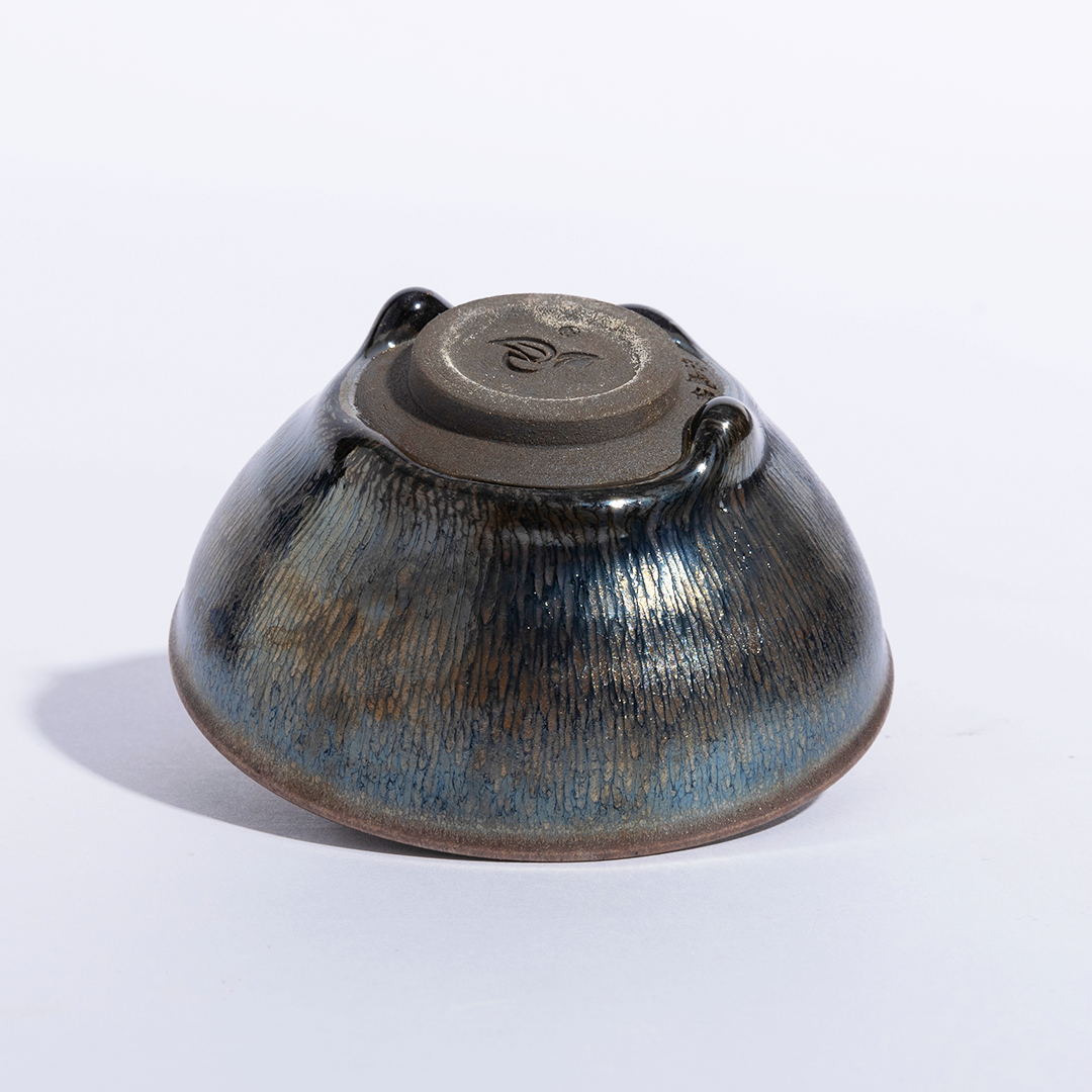 束口蓝兔毫建盏