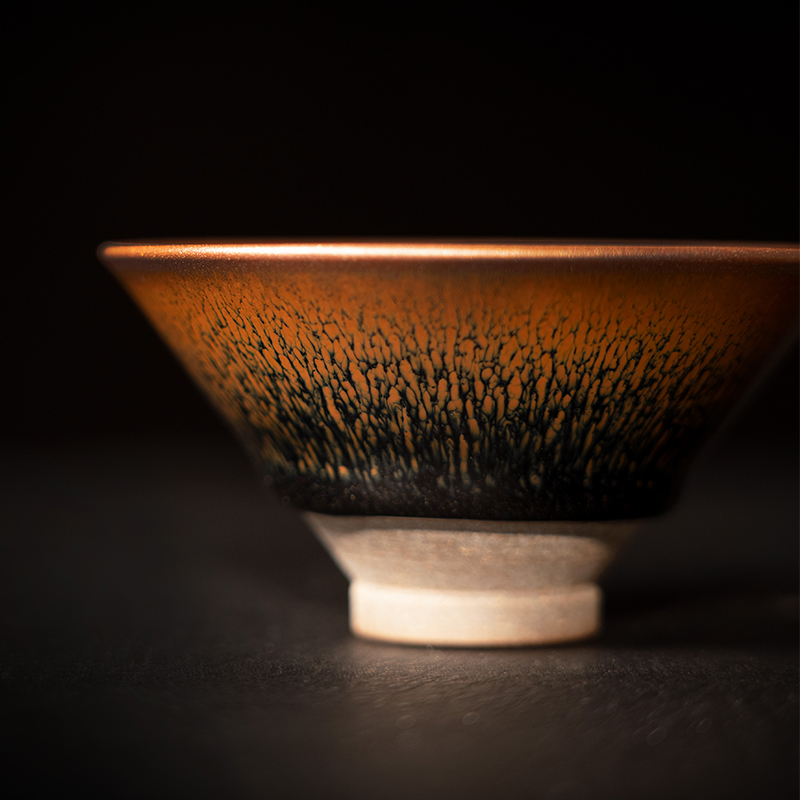 撇口金兔毫建盏