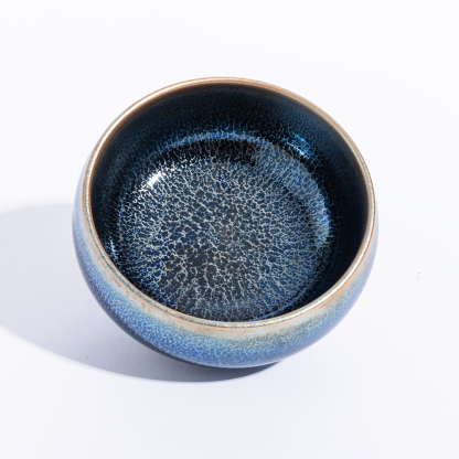 禅定建盏蓝麒麟