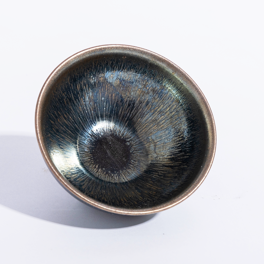 束口蓝兔毫建盏