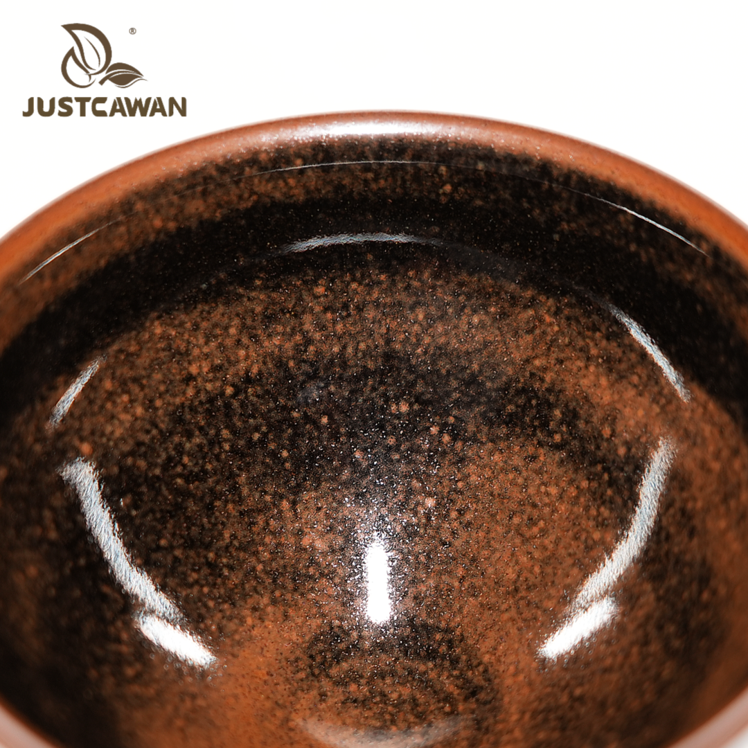 束口酱色釉建盏