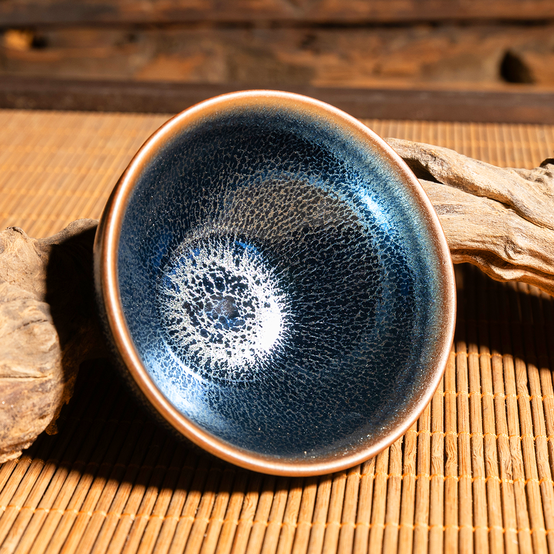 束口蓝麒麟建盏