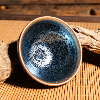 束口蓝麒麟建盏