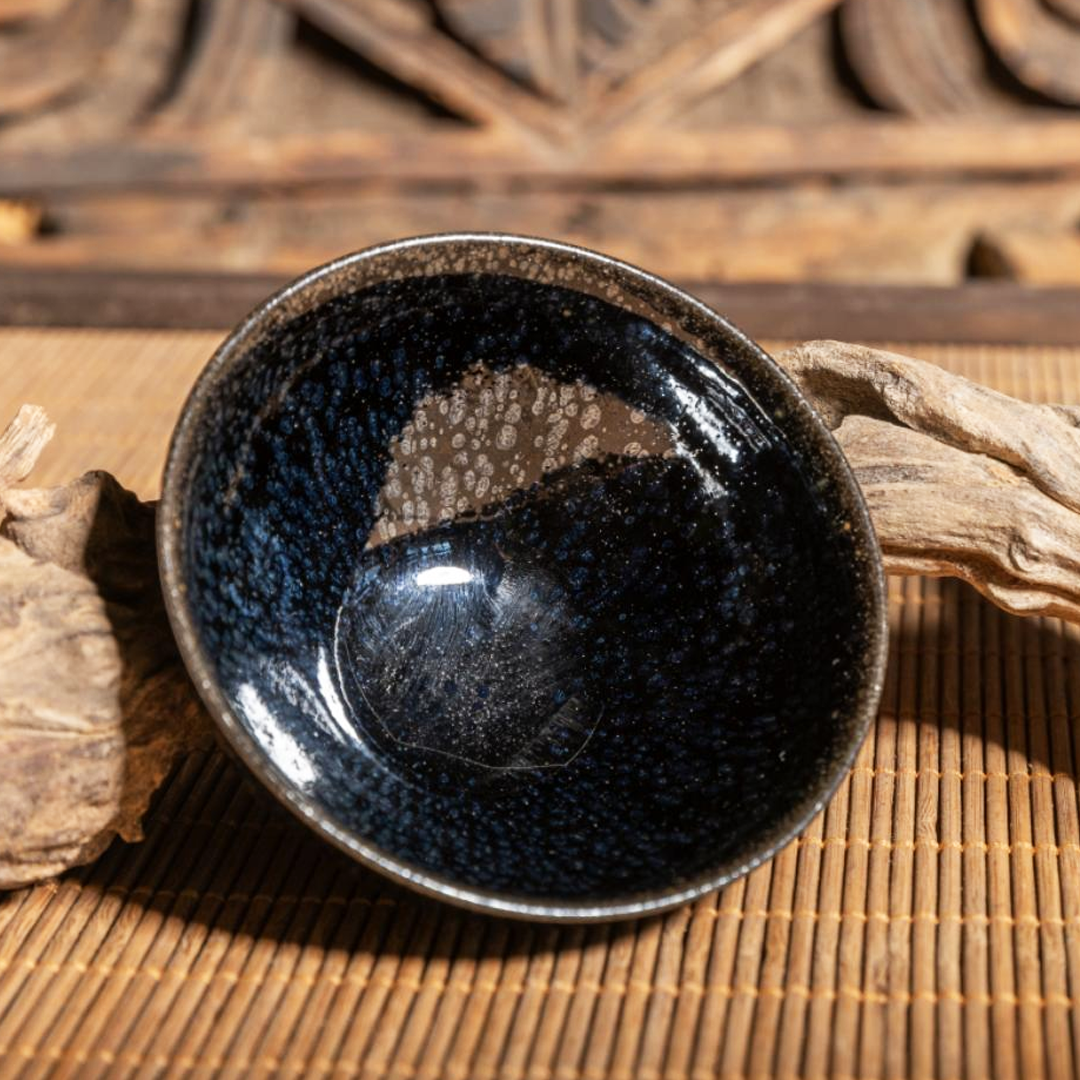 束口仿宋油滴建盏