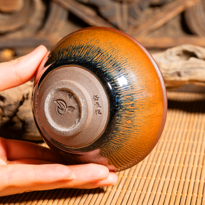 束口金兔毫建盏