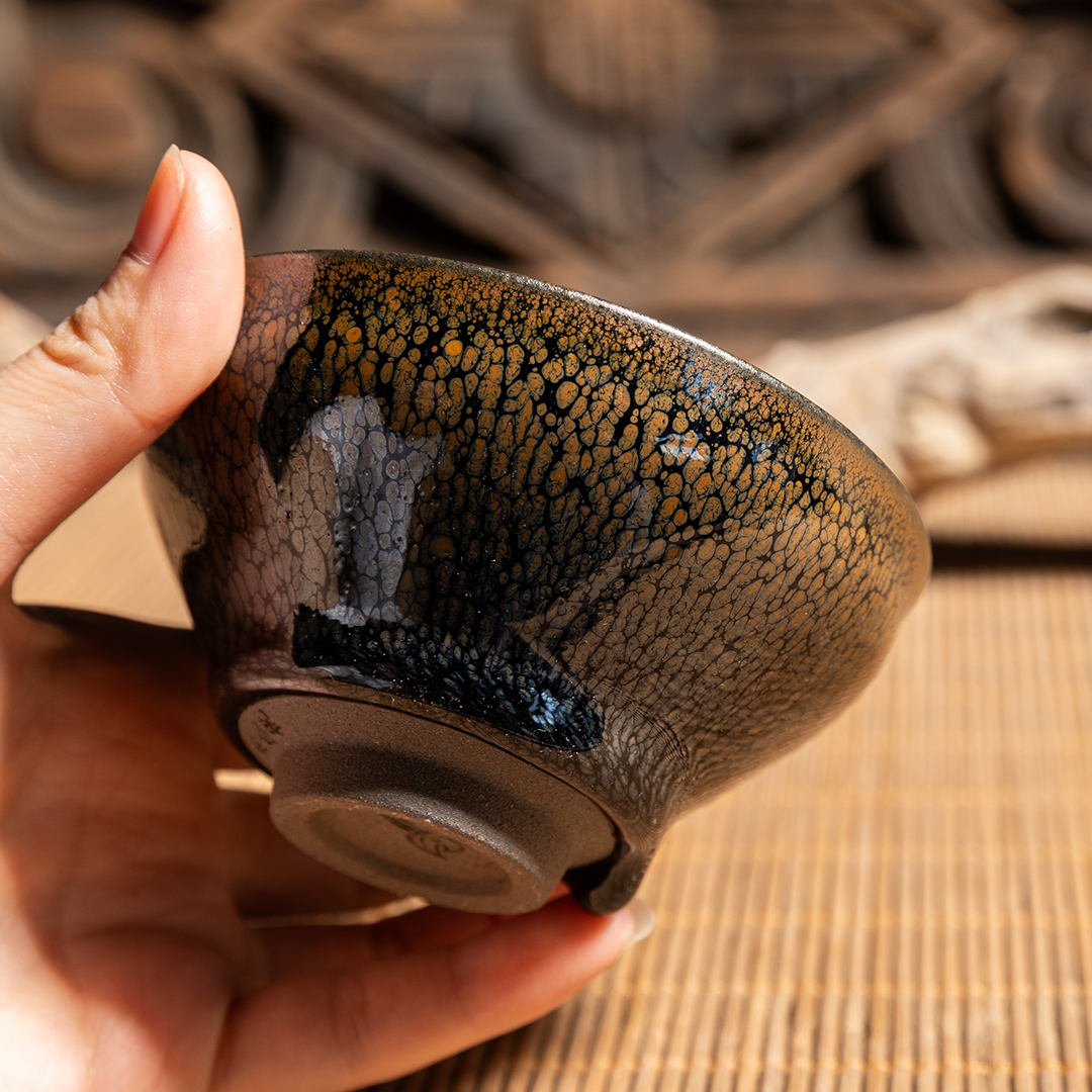 束口国宝油滴建盏