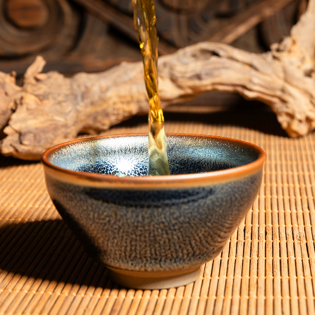 束口蓝麒麟建盏