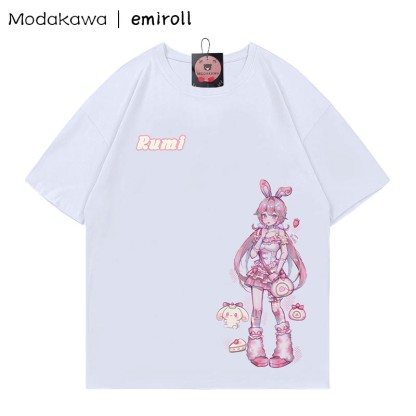 MODAKAWA × emiroll ルミプリントTシャツ - White - 5XL - image 4