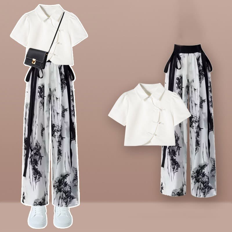 ヴィンテージボタンシャツとウォッシュペイントパンツのマッチングコーデ - Set B - XL - image 4