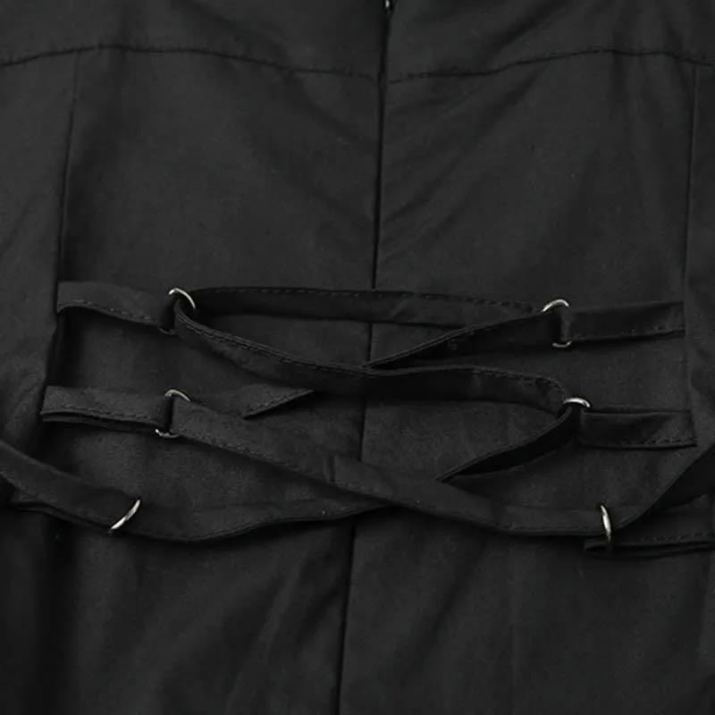 レースアップカバーアップスリップドレスとマッチングアウトフィット - image 8